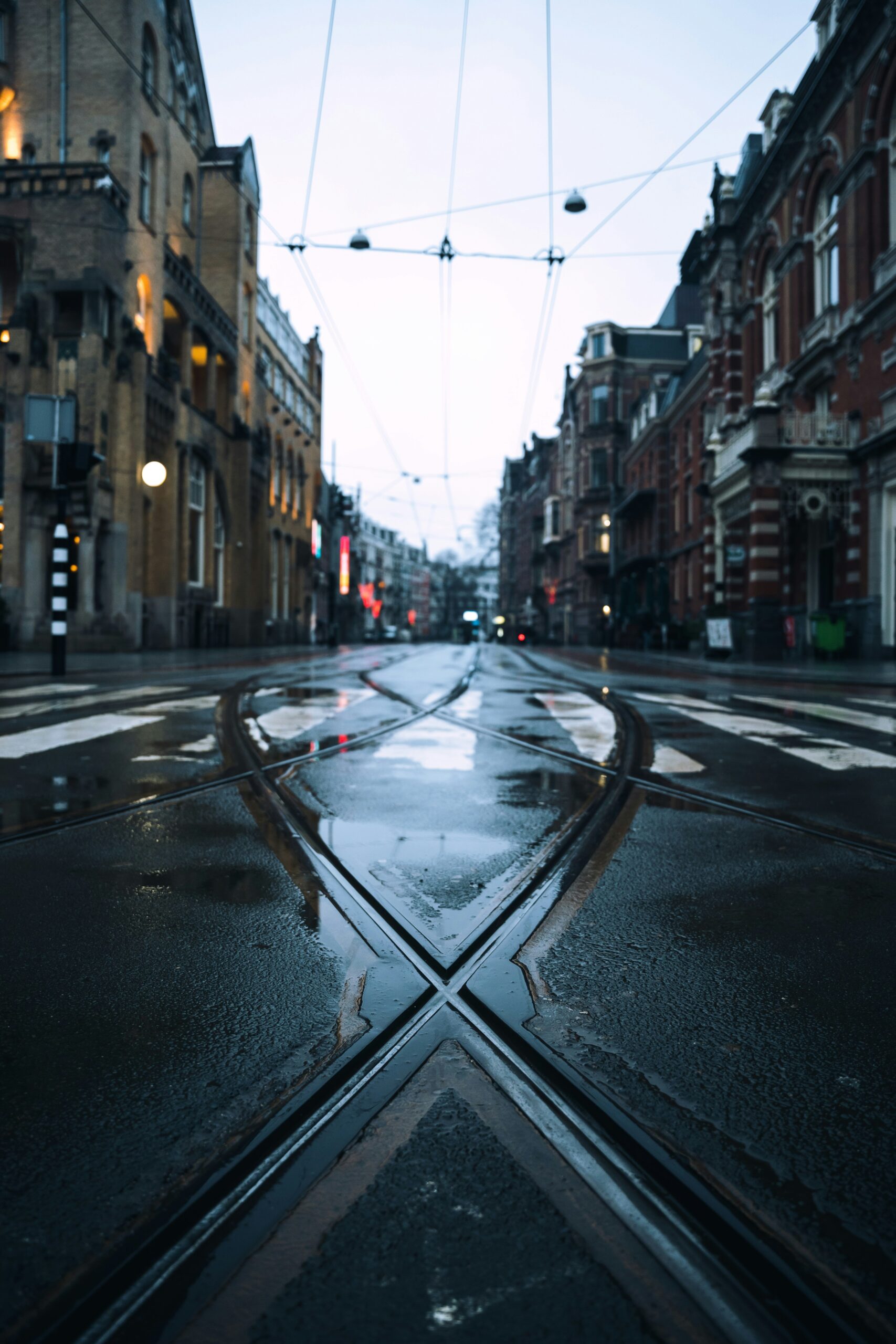 a view of a city street